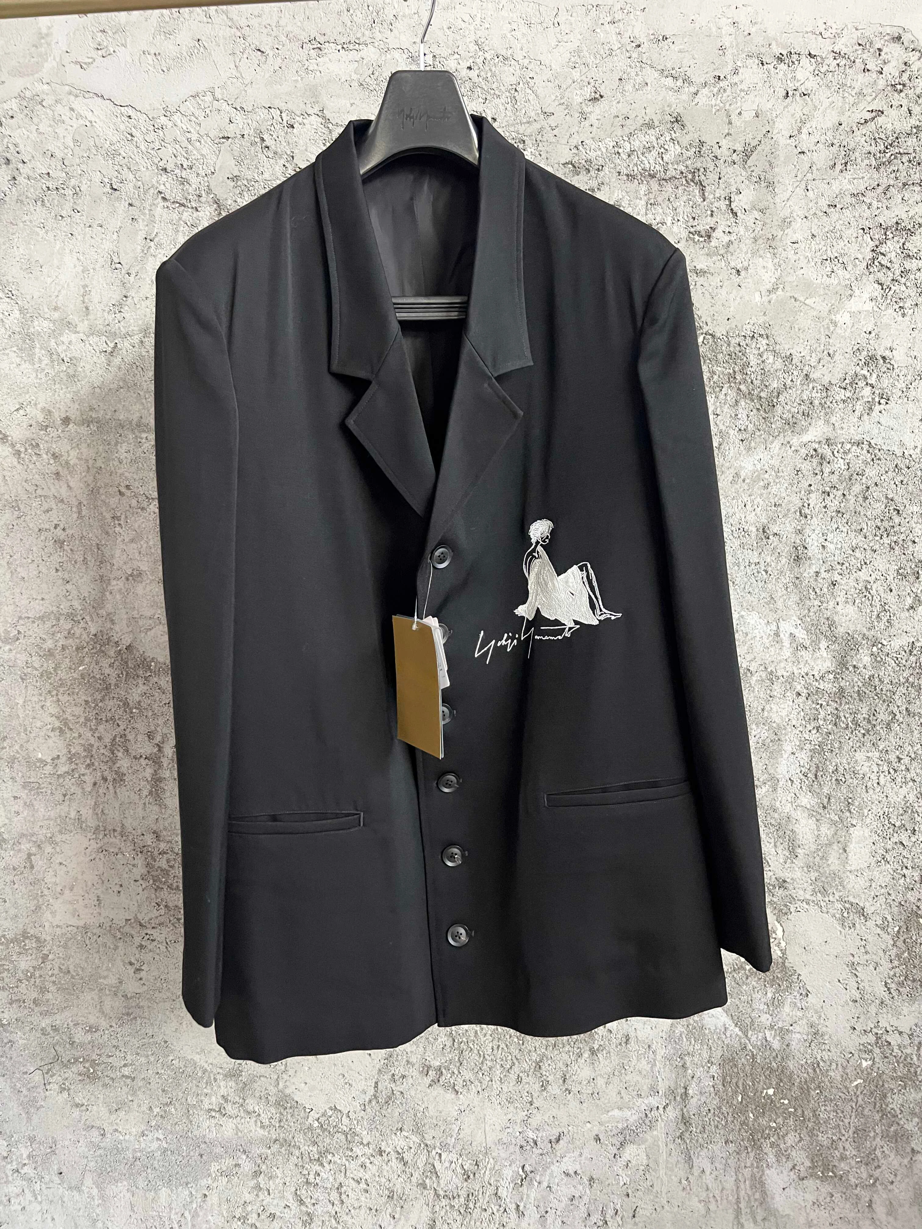 

TOP-YAMAMOTO Classic Reissue Heavy Industry Wool suit with exquisite embroidery