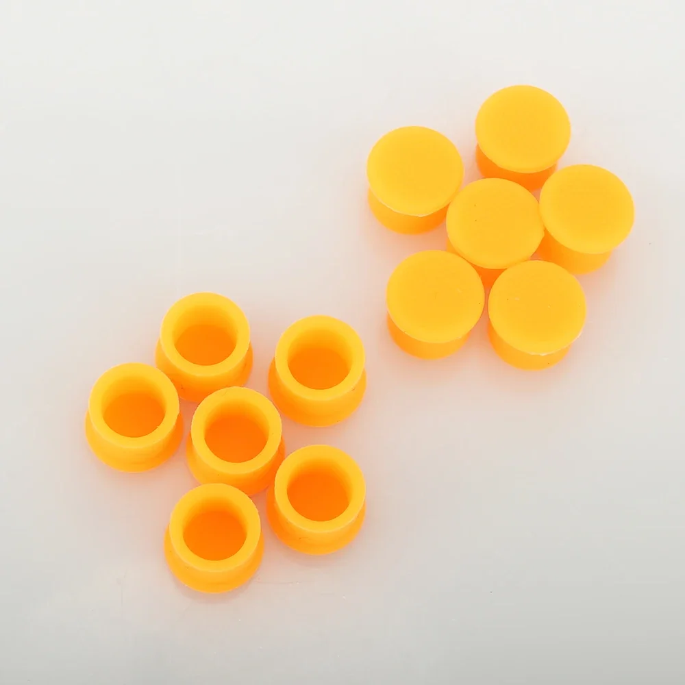 Copertura protettiva da 12 pezzi Coperture in gomma Tappo antipolvere per tubi metallici Tappo terminale per tubo Copertura protettiva per filettatura