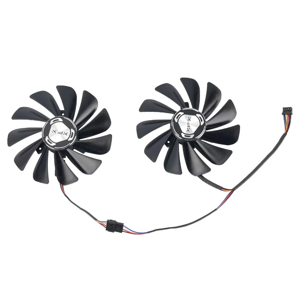 مروحة بطاقة الفيديو لمروحة وحدة معالجة الرسومات XFX RX 5500 XT 5600 XT THICC II PRO 95 مللي متر FDC10U12S9-C RX5500XT RX5600XT