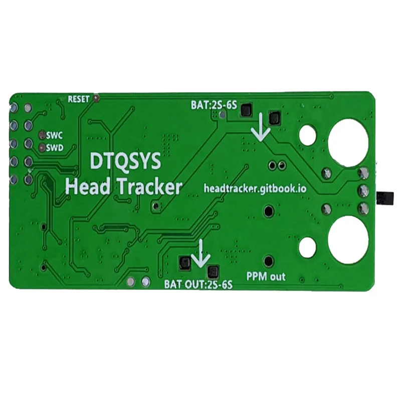 Imagem -02 - Dtqsys-suportes Rastreador Cabeça para rc Drone Óculos Fpv Entrada 2s6s