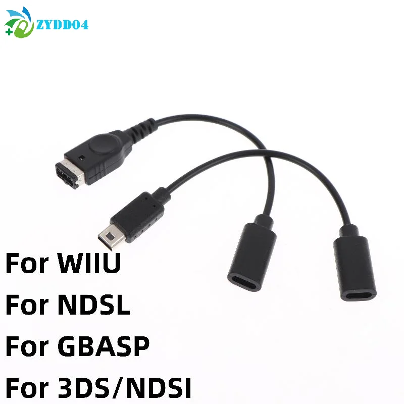 ●1/3Pcs Type C Game Console Conversion Cable For NDSI GBASP/ WIIU 3DSL NDSL Power Line USB C Charger Cable Cord Wire