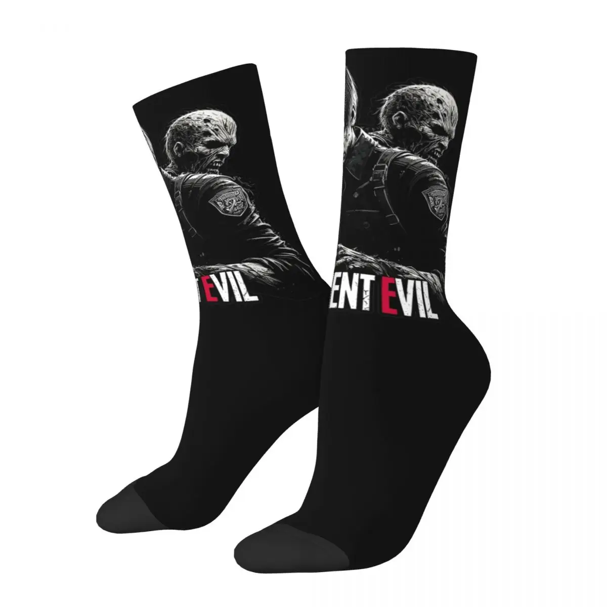 Leon Scotts Kennedy Residents Evils Socks Men Women Polyester Fashion Socks Harajuku Spring Summer Autumn Winter Socks Gifts