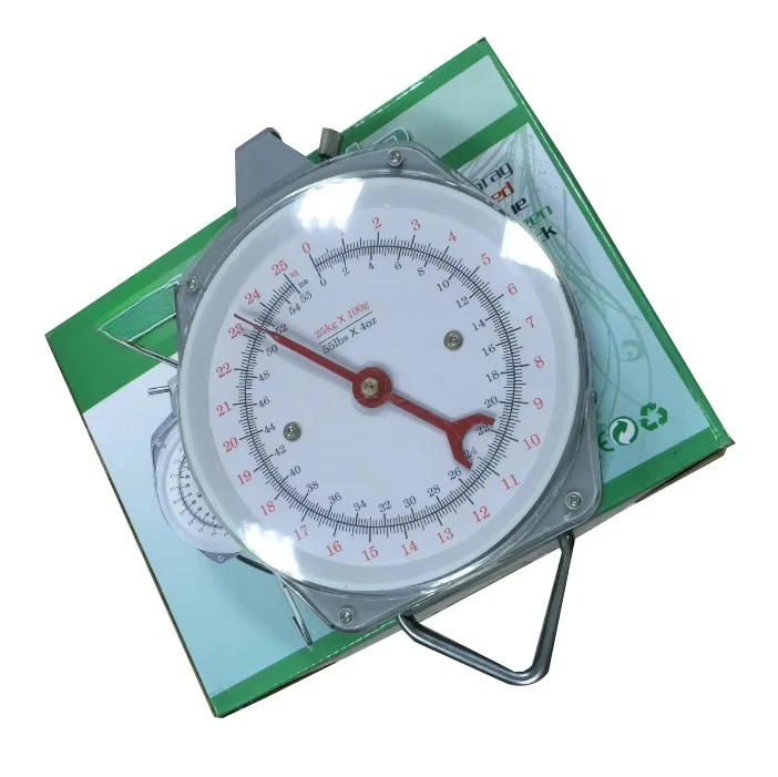 100 kg mechanical pointer hanging scale, spring hook scale, disc hanging scale