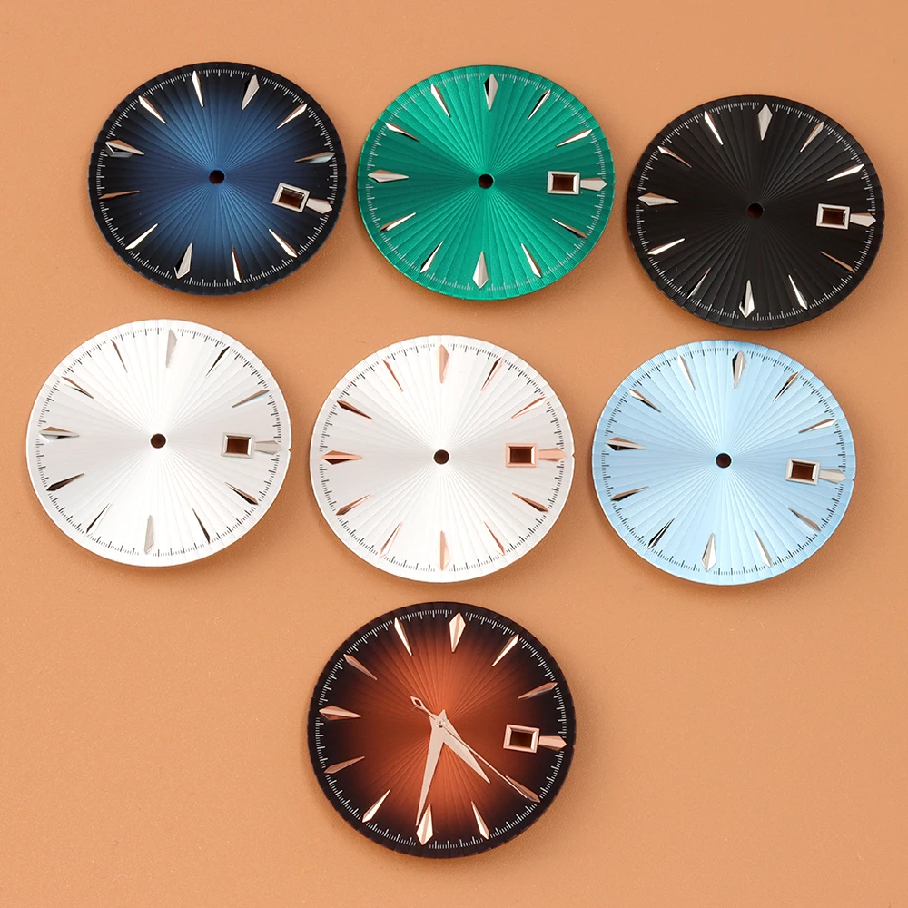 

35mm NH35 Watch Dial No Luminous Stainless Steel Dial Hands For NH35 NH36 Automatic Movement Watch Modification Accessories