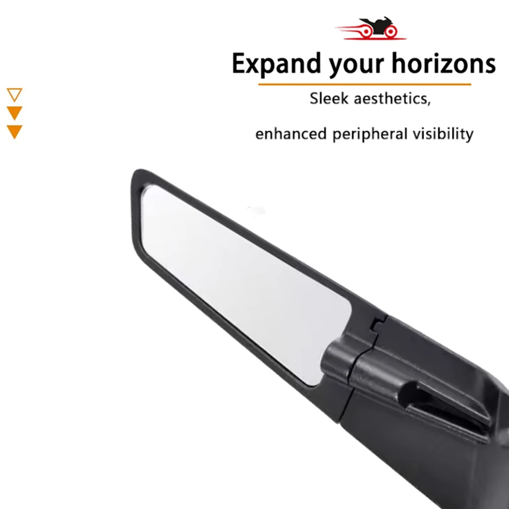 Motorcycle Mirrors Stealth Winglets Mirror Adjustable Mirrors For GROM Tank Pad Grom 125 Motocicletas GROM MSX 125 Msx125 - view 5