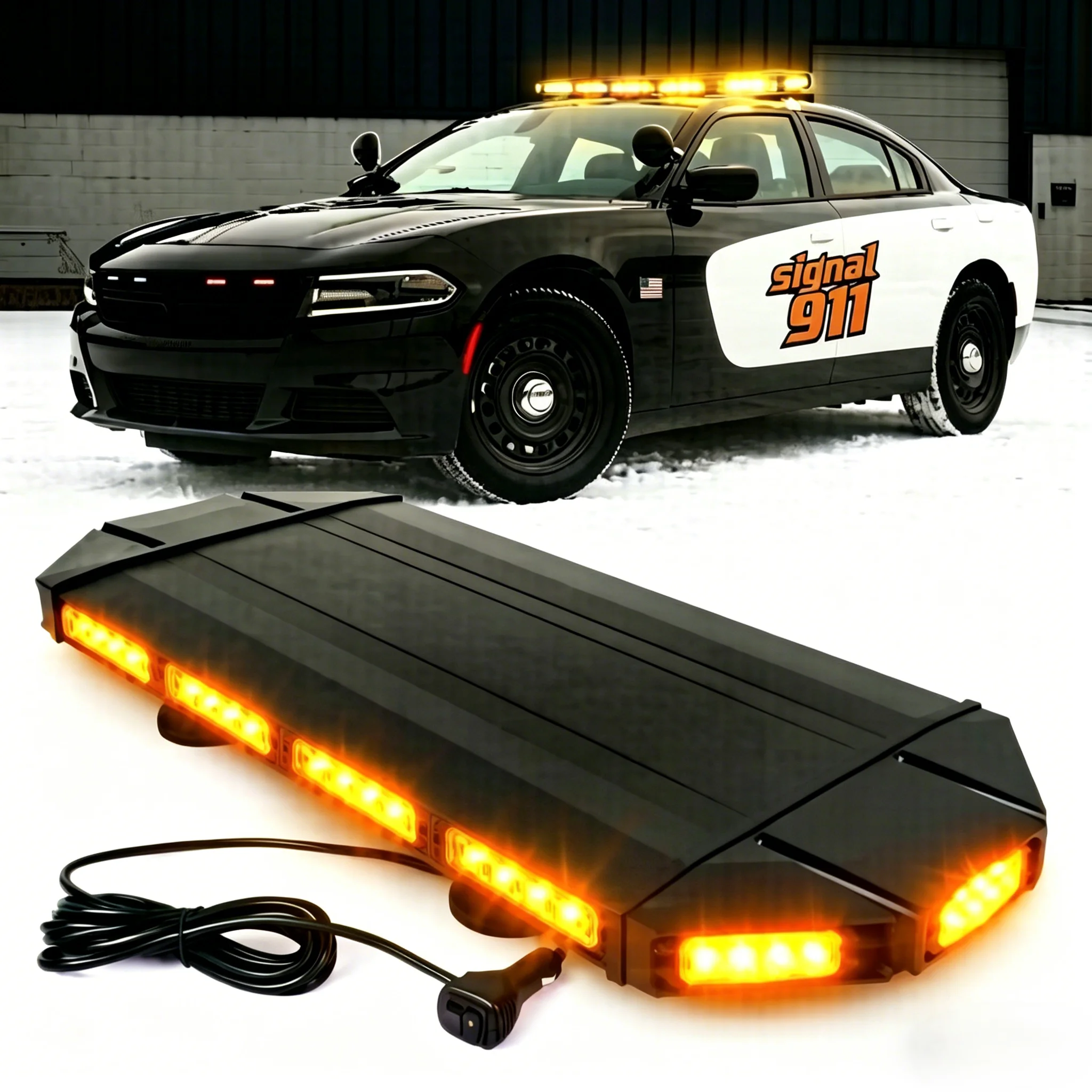 

70cm 56Leds Led Traffic Light Car roof Warning lightbar,DC12V/24V,Emergency Car Led strobe light,mounted by magnet,waterproof