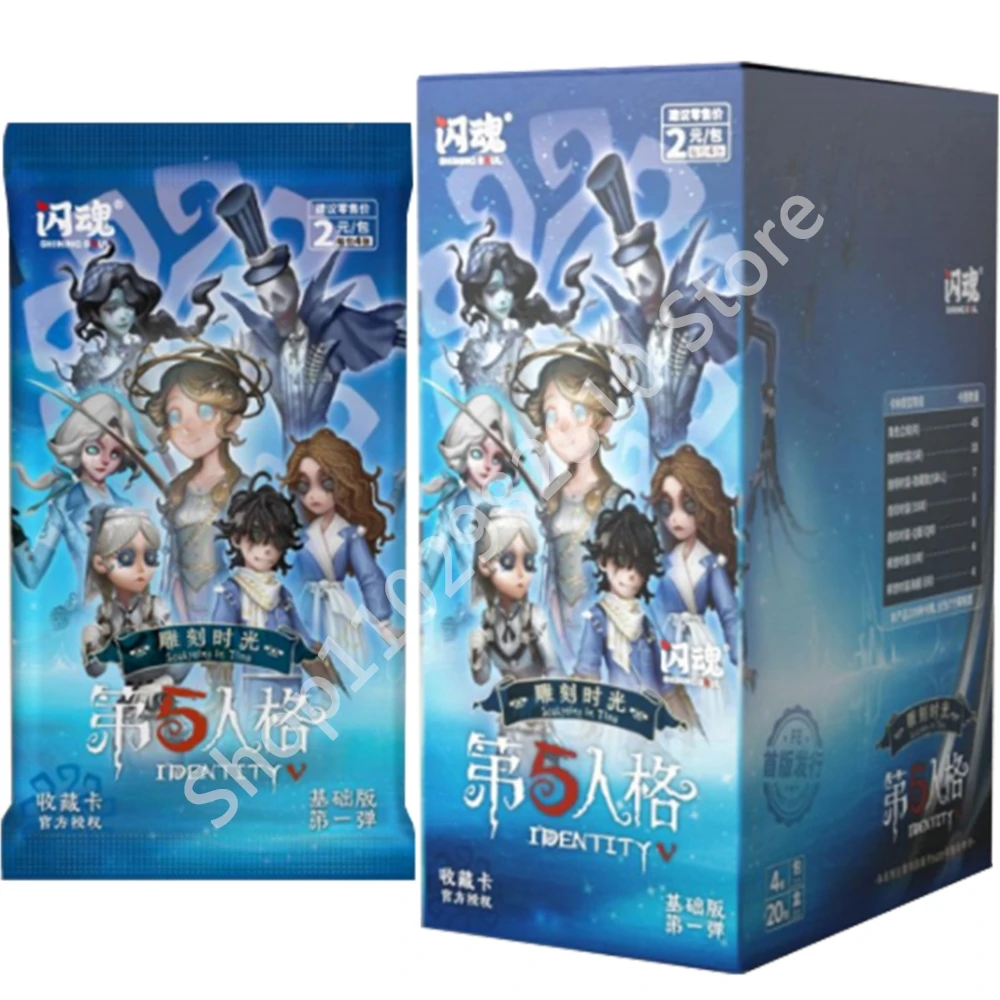 

Wholesale Identity V Anime TCG Game Collection Cards Pack Booster Box Rare Surrounding Table Toys for Family Children Gifts