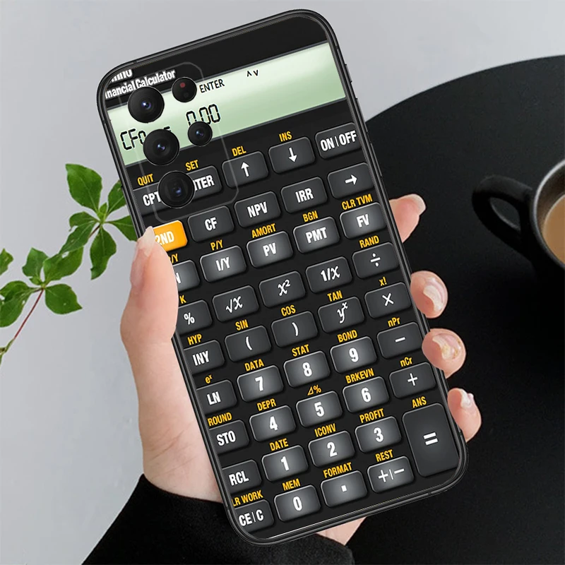 

Calculator Phone Case For Samsung S25 S24 S23 S22 S21 S20 Ultra S20 S22 S21 S23 S20 FE S24 Plus