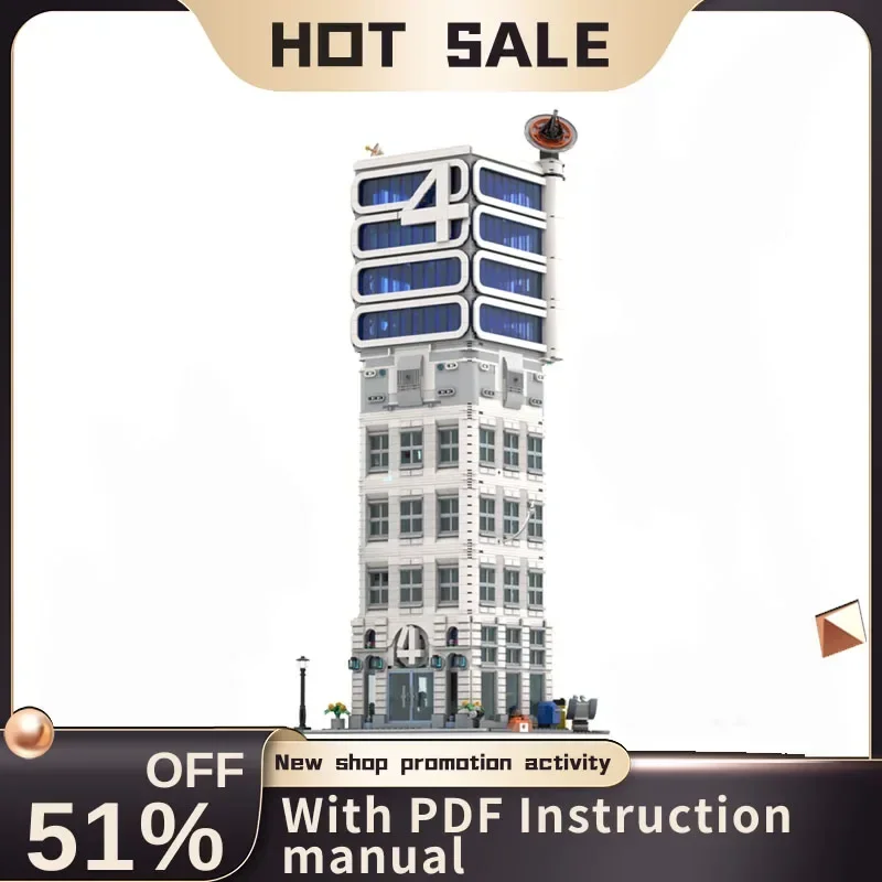 

New 6184Pcs Hot Famous 4 Hero Movie Moc Baxter Model Custom Puzzle Diy Creative Ideas Kids Toys Christmas Birthday Gift 60434