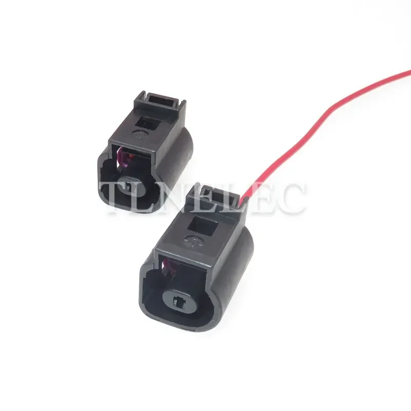 1 Pin Way 1J0973701 1J0 973 701 Automotive Engine Oil Sensor Socket With Wires Car Waterproof Connector For VW