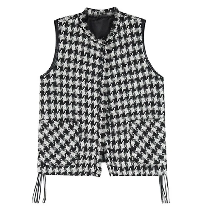 

Женский кардиган-жилет, весна-осень, средней длины, круглый, с открытым передом, универсальная верхняя одежда для похудения, модная команда...