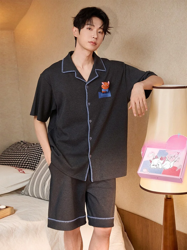 ropa-de-dormir-de-algodon-puro-para-hombre-ropa-de-dormir-de-manga-corta-para-el-hogar-tela-suave-antibacteriana-comoda-de-verano