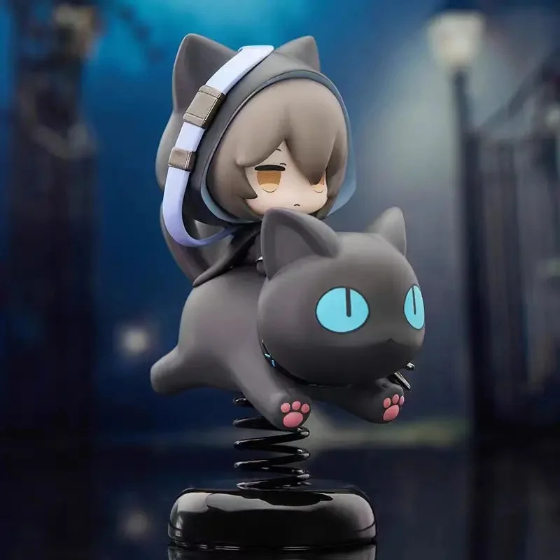 Arknights Official Phantom ファントム Lucian Black Cat Shake Figure Figurine Doll Toy May