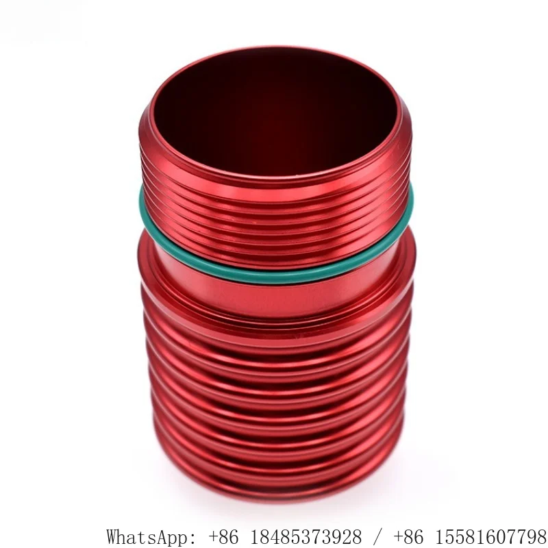 Car Modified Aluminum Oil Filter Housing Ribbed Cooling Filter Shell FOR Ad VW EA888 Gen 3 Porsche Engine Accessories