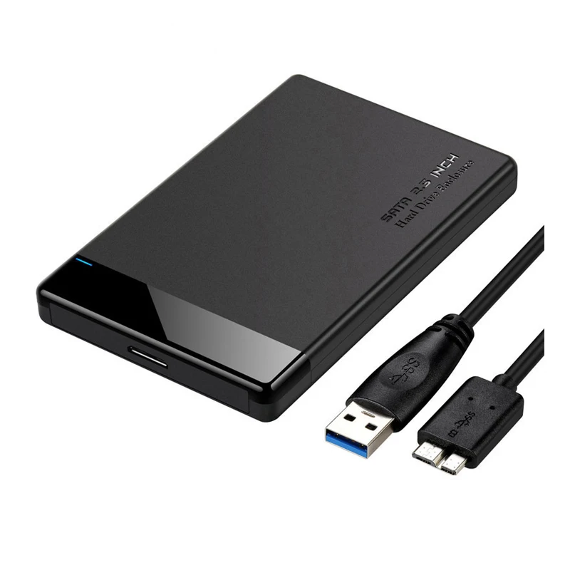 Mobile Hard Drive Enclosure USB3.0 Notebook SSD Solid-State Mechanical Hard Drive Enclosure 2.5-Inch Serial Port Supports Type-C