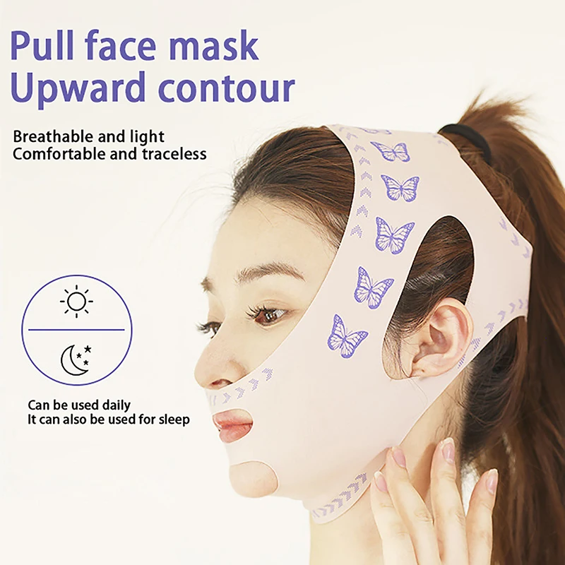 

Face Lifting And Firming Mask V-line Slimming Mask Breathable V Face Band Reduce Double Chin V-Line Face Shaping Bandage