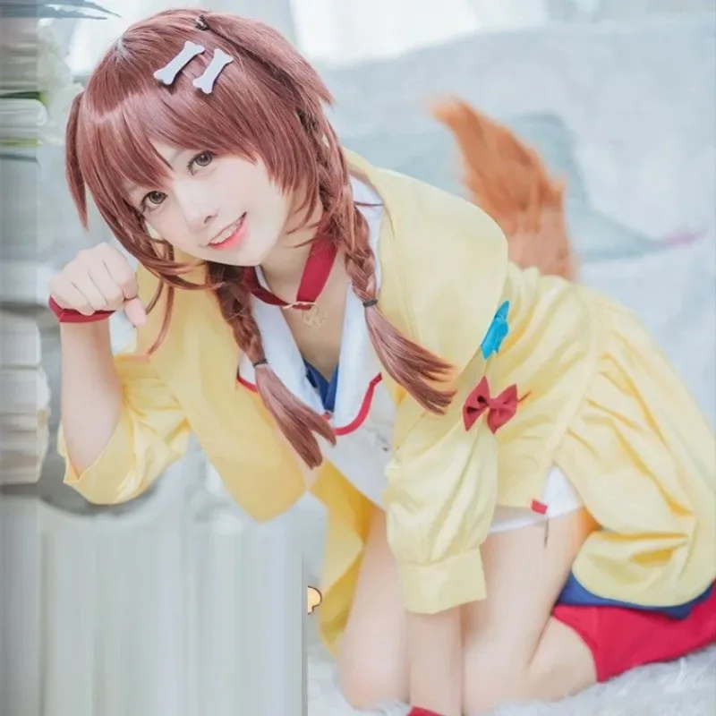 vtuber-inugami-korone-cosplay-costume-perruque-queue-femme-robe-mignonne-jupe-manteau-uniforme-accessoires-halloween-cw-3'f6-t8'