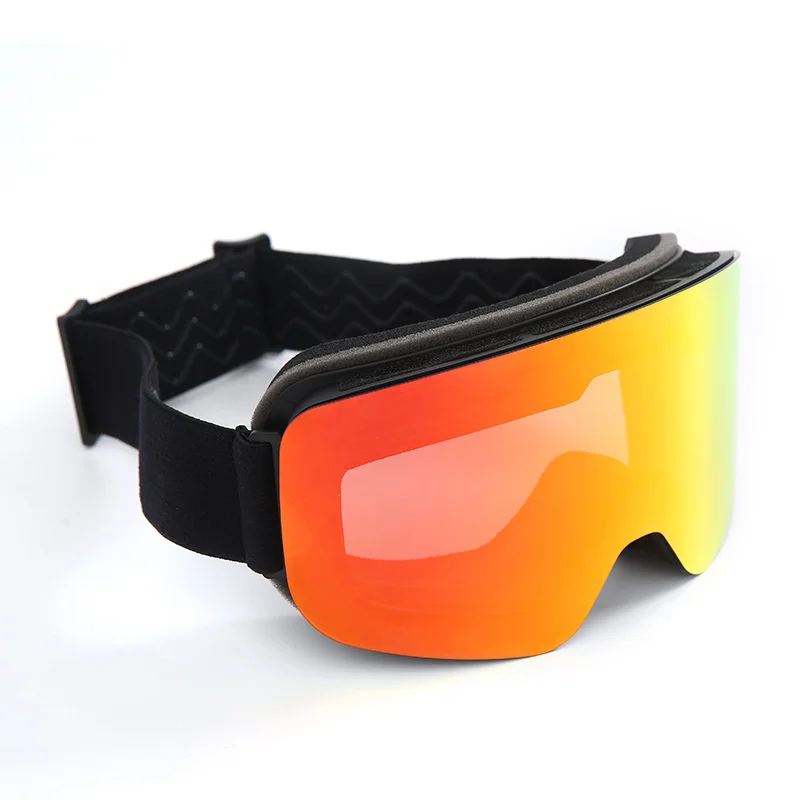 

Cylindrical true film ski glasses Revo double-layer anti fog goggles snow goggles can be stuck myopia / hx16 no hole