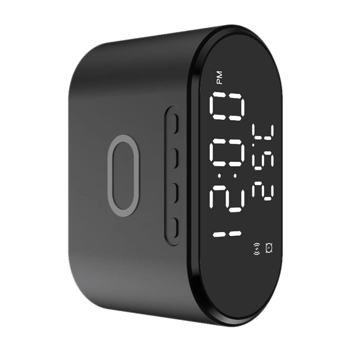 15W Multifunctional Wireless Charger Clock Alarm Temperature Display Smart Desktop Mobile Phone Charger