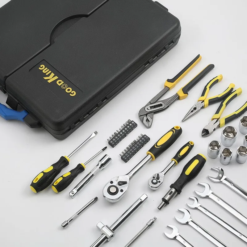 Auto Repair Tool Set 110 Pieces Set of Three Out of The Household Tool Combination 110PCS on-board Tools