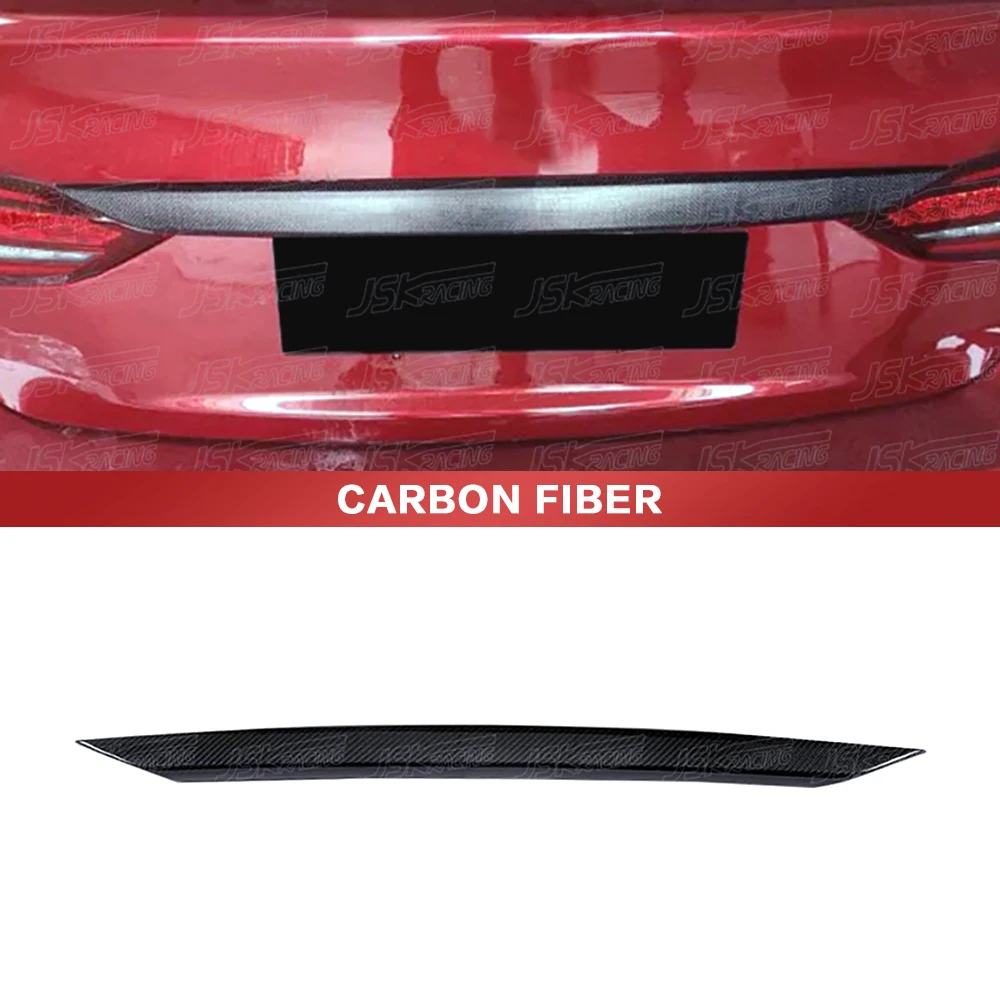 

Dry Carbon Fiber Rear Trunk Exterior Trim Cover For Infiniti Q50 2018