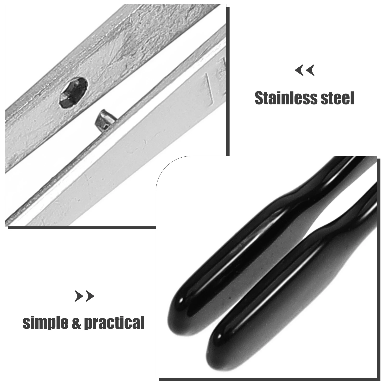 

3pcs Stainless Steel Tweezers Multi-Function Stamp Collecting Craft Hobby Precision Tools For Eyelash Stickers Coins Stamps