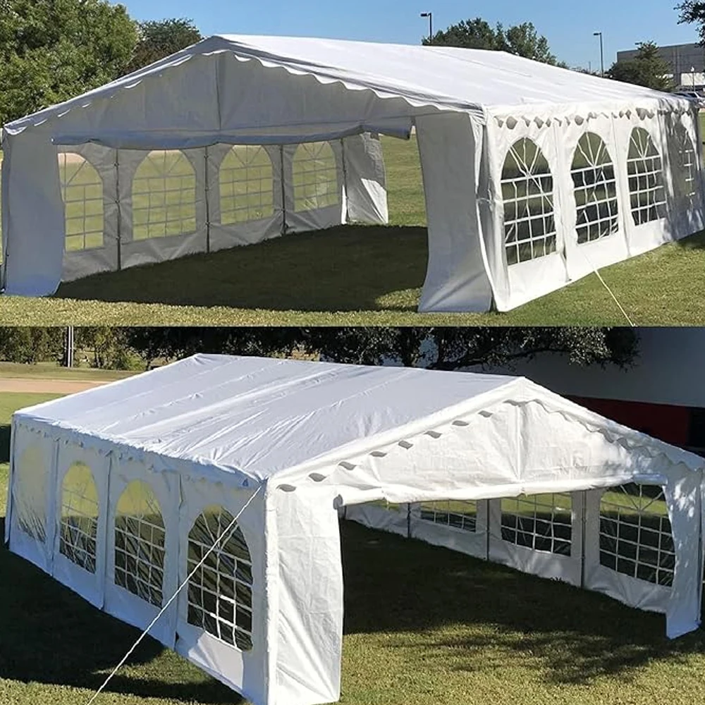 #Outdoor Customized Large 5x10m PVC Fabric Galvanized Frame White Events Marquee Wedding Party Tent for Sale - view 6