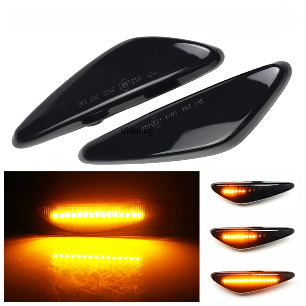 

Dynamic Sequential LED Side Marker Turn Signal Light For Mazda MX-5 RX8 6 Atenza GH 5 Premacy CW Nissan Lafesta Fiat 124 Spider