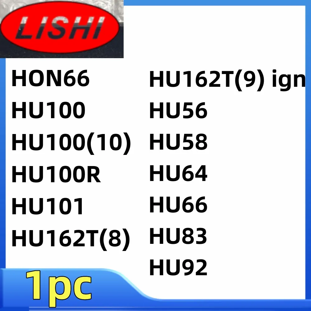 Lishi 2 in 1 Tool HON66 HU100 HU100(10) HU100R HU101 HU162T(8) HU162T(9) ign HU56 HU58 HU64 HU66 HU83 HU92