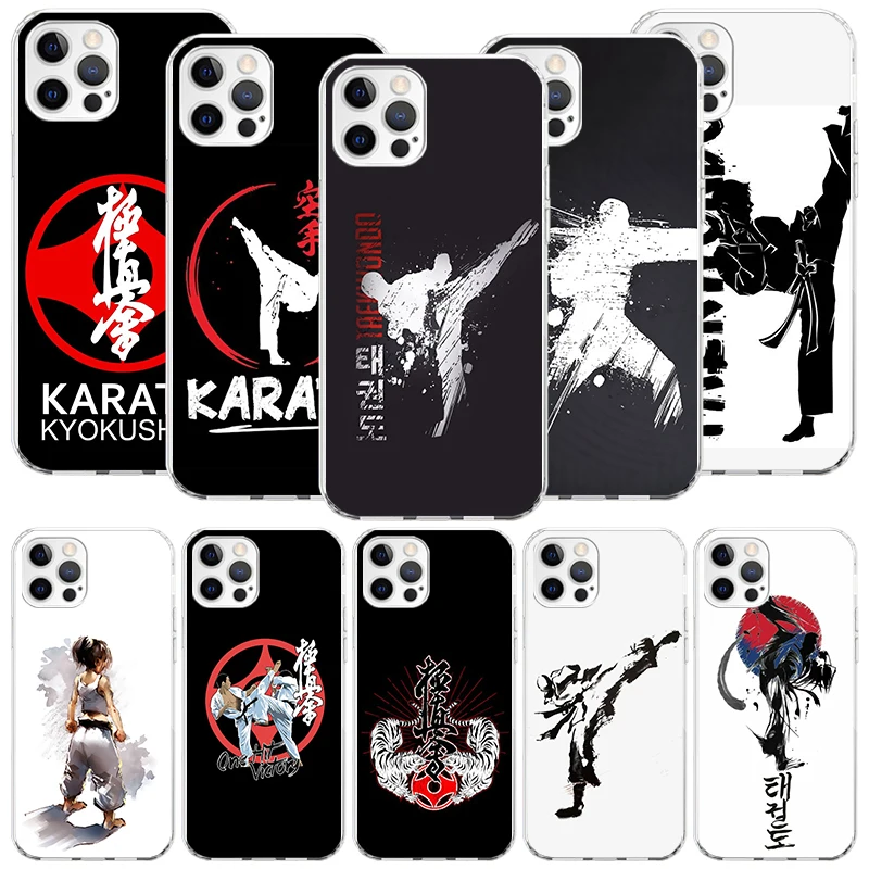 Oyama Kyokushin Karate Phone Case For iPhone 16 15 Plus 11 14 Pro Max 13 12 Mini XS X 7 8 + SE Pattern Customized Couqe Cover 11