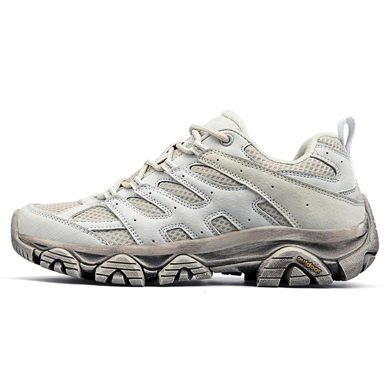 HIKEUP Big Size High-Top Hiking Shoes for Men Women - Breathable Ankle Support Trekking Mountaineering Footwear