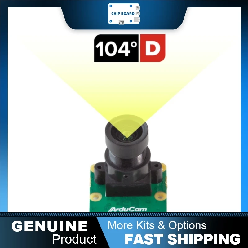 Arducam IMX415 8.3MP 4K MIPI Camera for Raspberry Pi with IMX415 STARVIS Sensor and M12 Lens Low Light Module