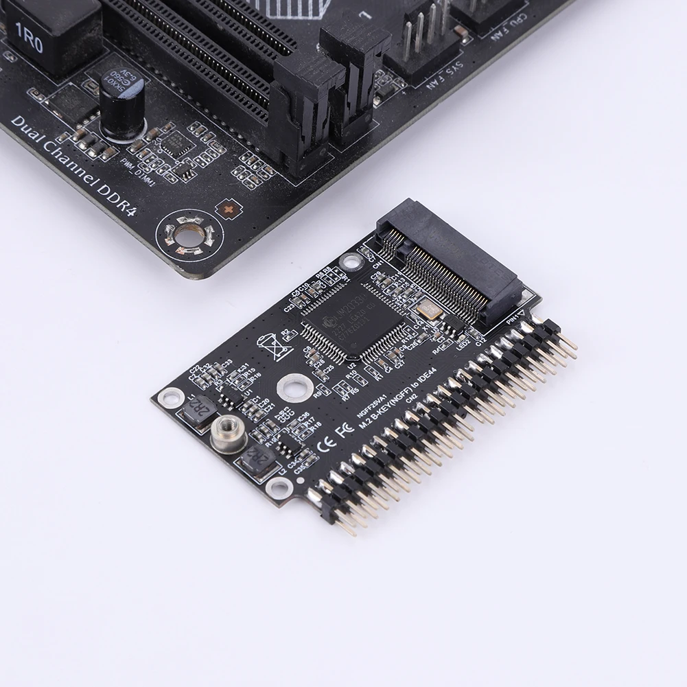 M.2 NGFF SATA SSD에서 2.5인치 IDE 44핀 어댑터로 변환 M.2 IDE 어댑터 SATA 어댑터 카드 노트북 데스크탑 컴퓨터용