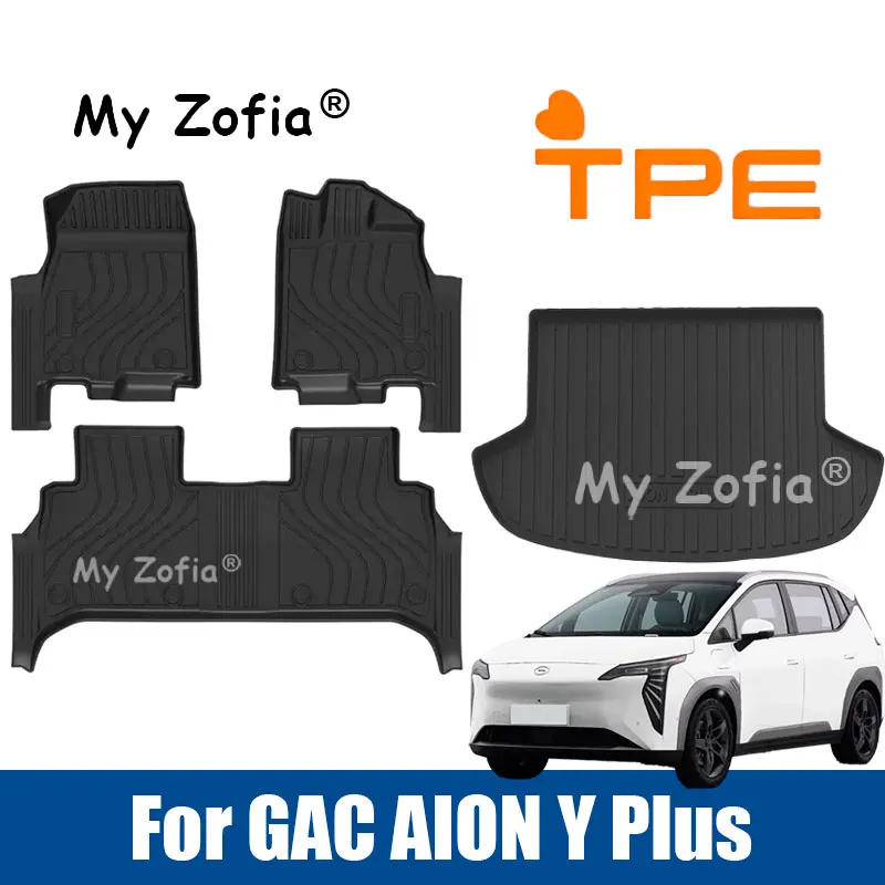 

LHD RHD TPE Car Floor Mats & Cargo Liner For GAC AION Y Plus UMO 5 2025 2026 All-Weather Waterproof Floor Liners Accessories
