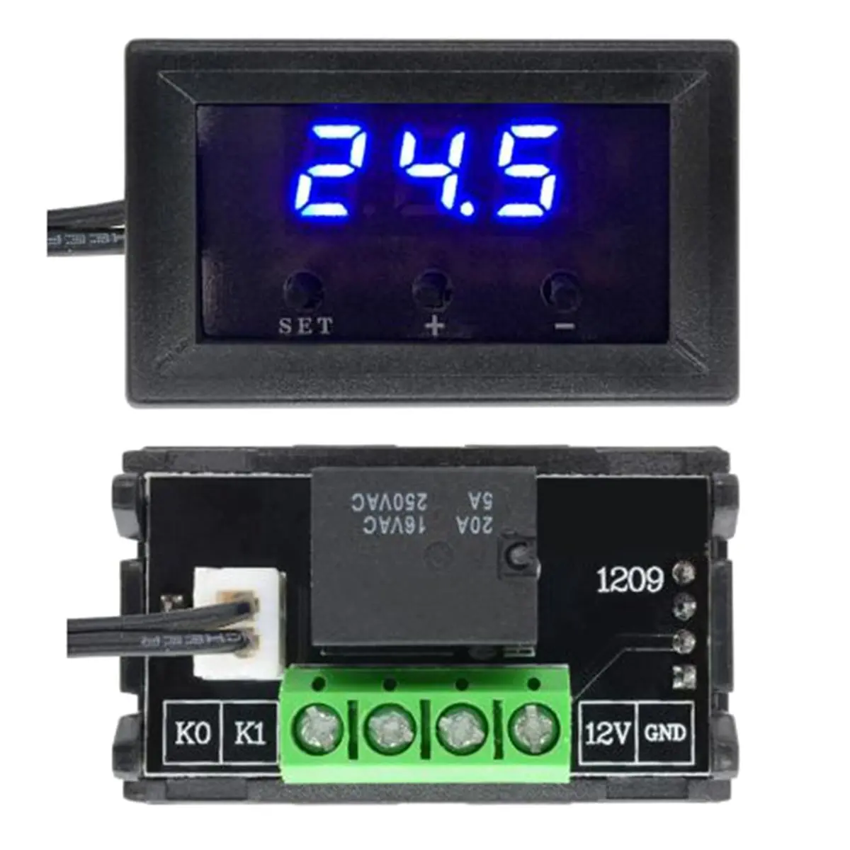 L77A W1209 DC 12V Digital Thermostat Temperature Controller Regulator Thermoregulator Incubator Sensor Switch Module B