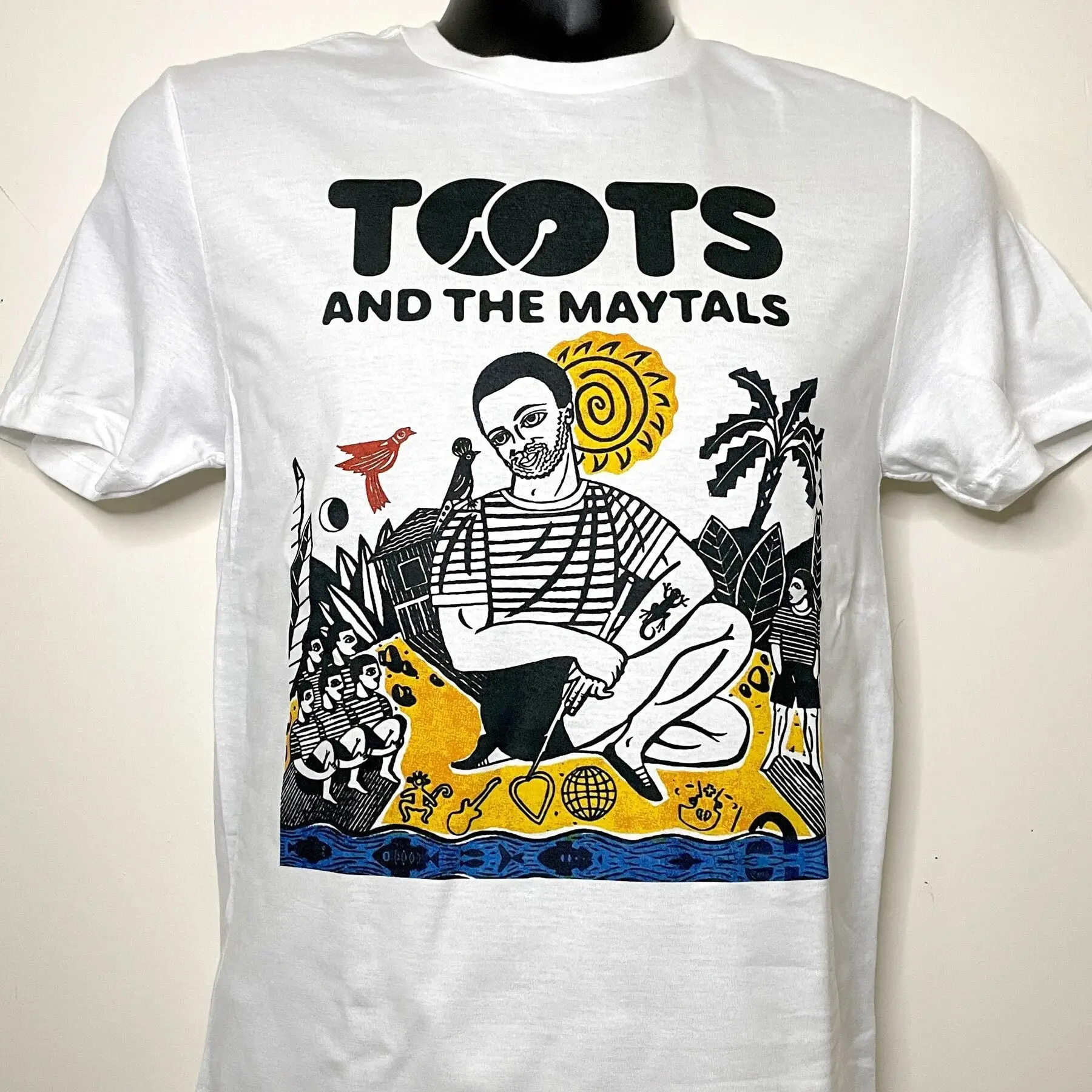 Toots and the Maytals Roots Reggae Rock Ska Vintage Retro Rasta music t shirt