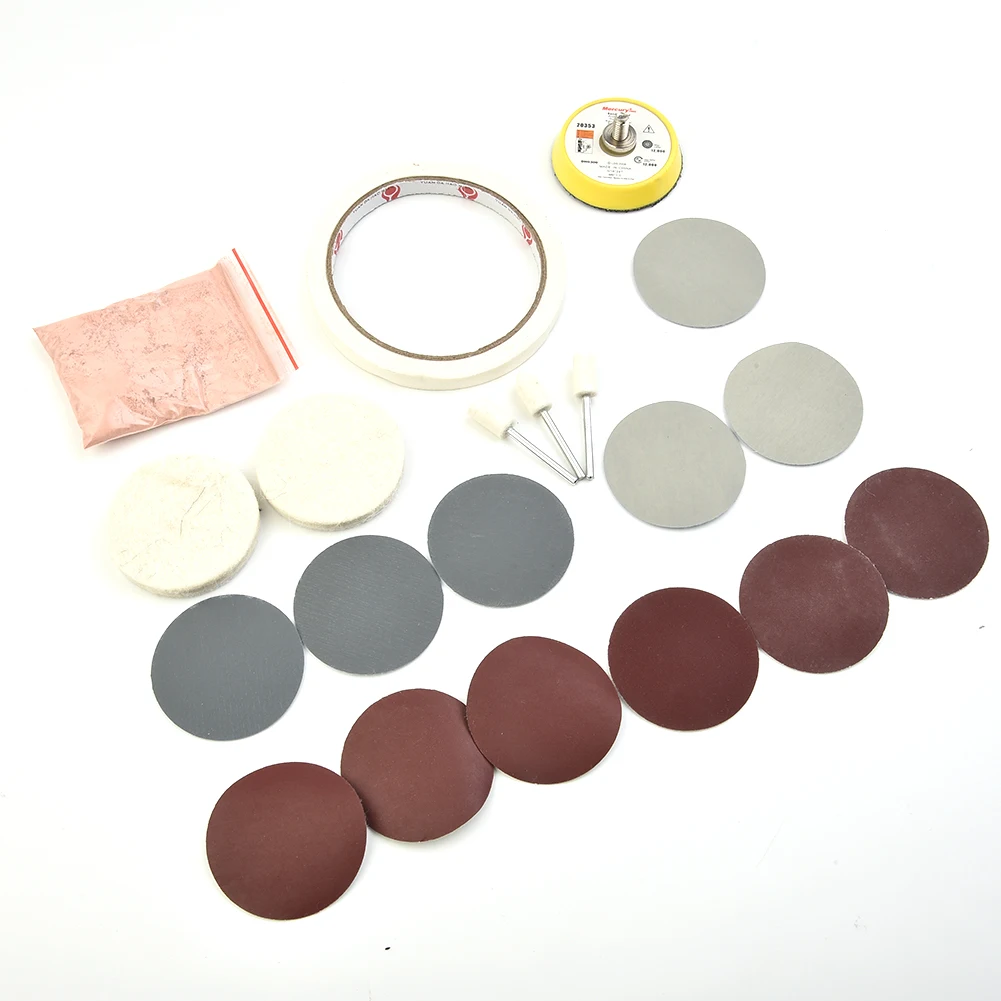 High Quality Useful Polishing Pad Tools Grits Brand New Masking Tape Powder Practical Sanding Paper Sanding paper