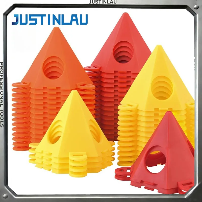 

Набор из 10 мини-конусных подставок для краски (пирамидальные) для холстов и опорных элементов дверных проемов при покрасочных работах