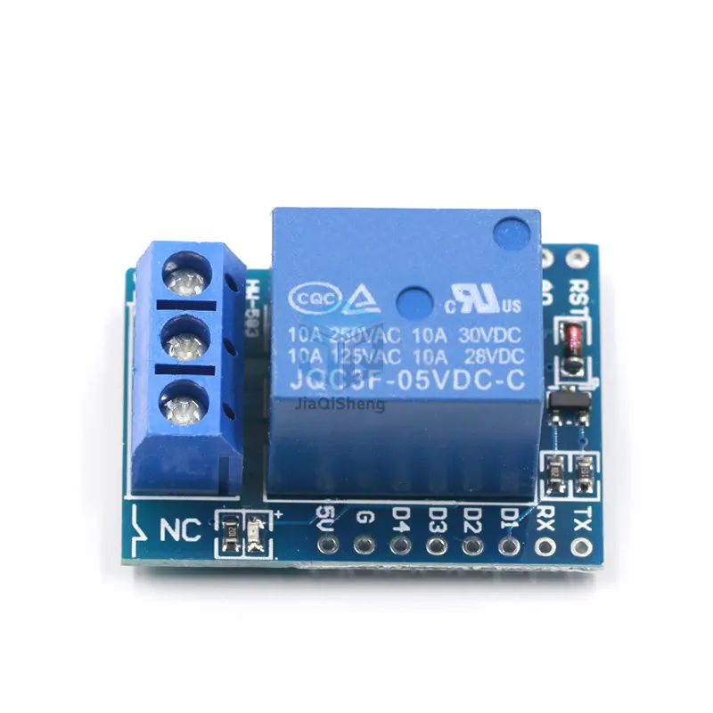 1Set One Channel Wemos D1 Mini Relay Shield Wemos D1 Mini modulo relè ESP8266 scheda di sviluppo 1 canale