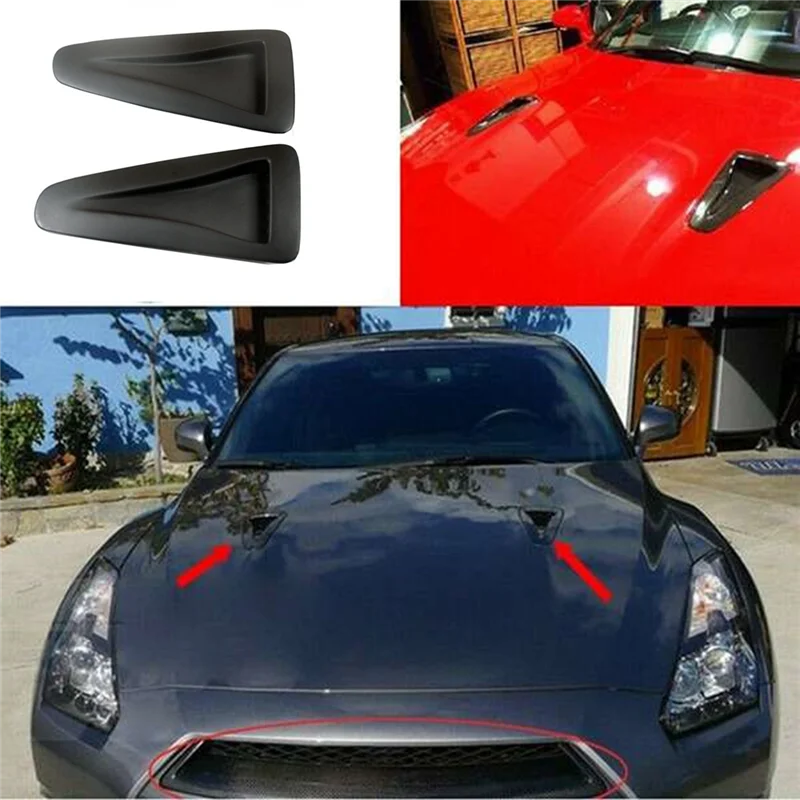 Resin Hood Vents Scoop Bonnet Inlet Cover Exterior Car Accessories for Nissan GTR R35