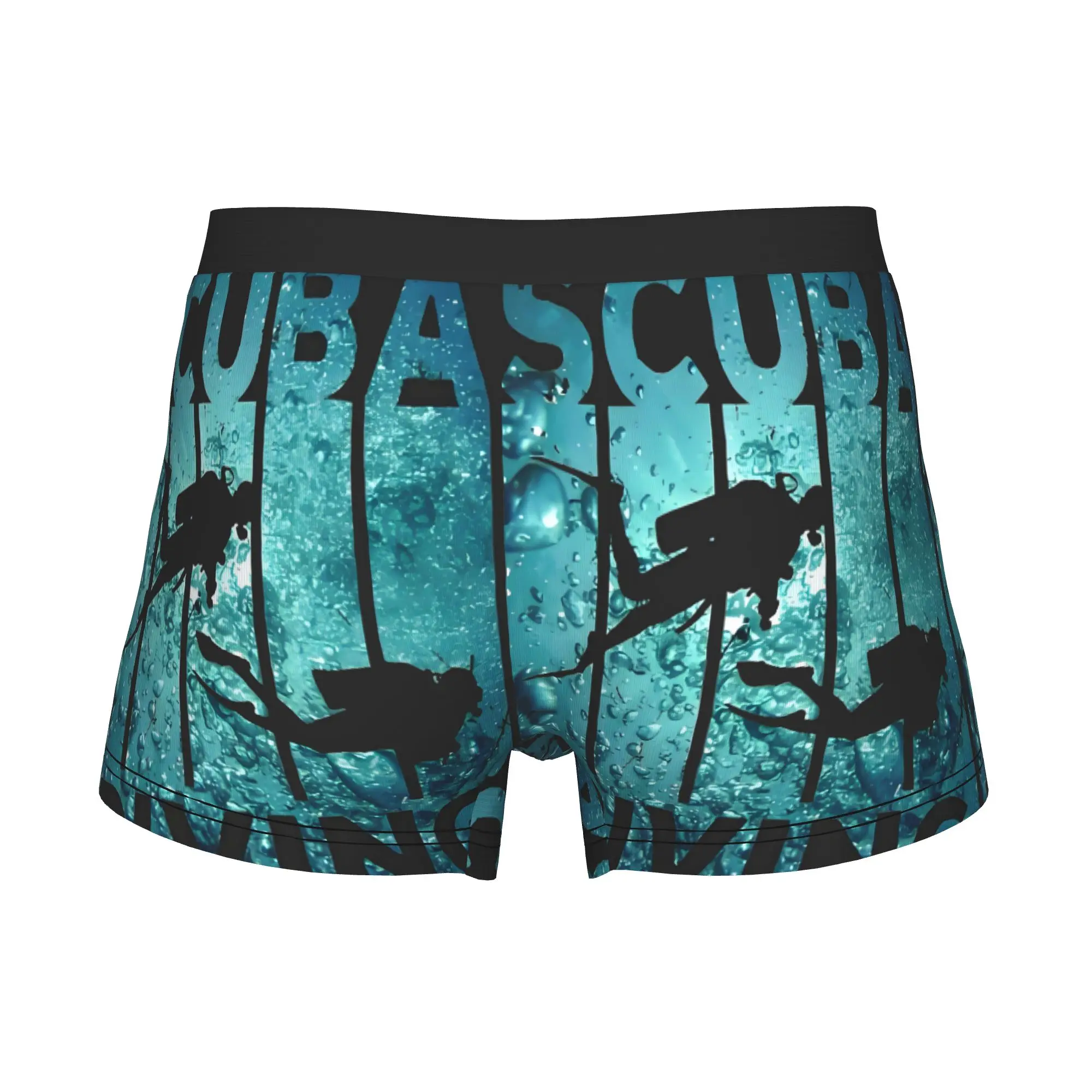 Cool Scuba Diving Boxers Shorts Panties Men's Underpants Breathable Diver Sports Briefs Underwear