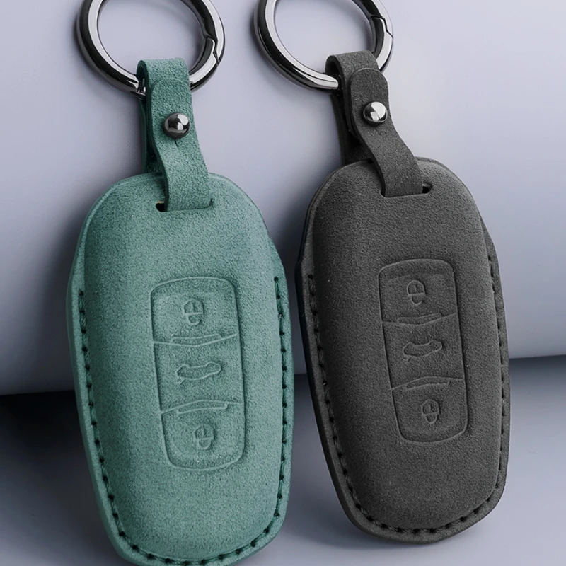 For Geely Xingyue/L/Sunrise Borui Emgrand  GS Binruihao Yueyue high-grade Alcantara suede key case key ring