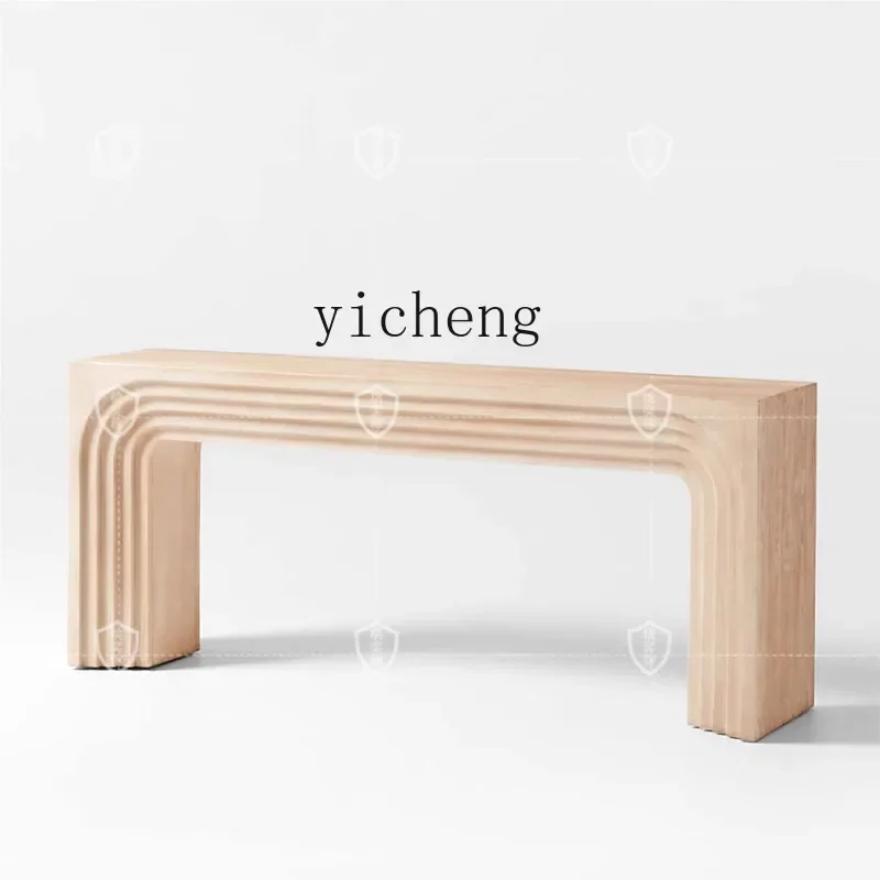 

medieval style entrance table, strip case entrance table, modern simple entrance cabinet