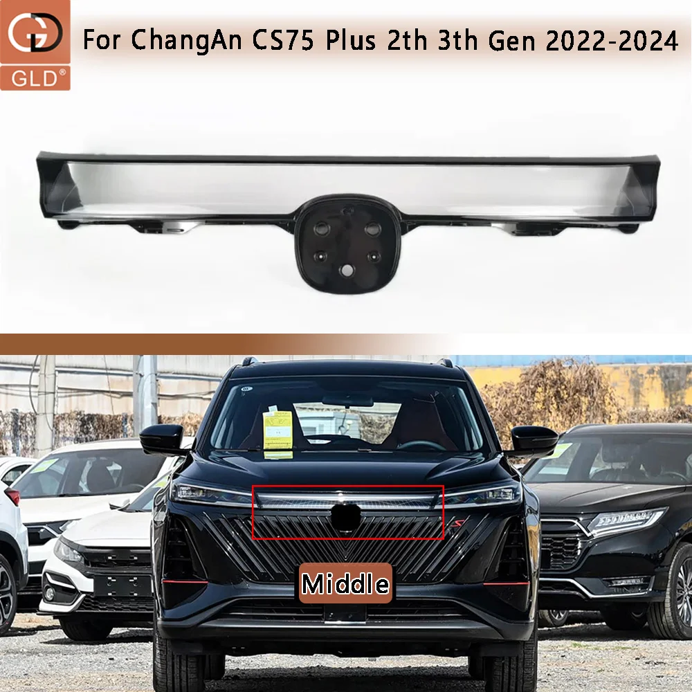 

For ChangAn 2022 2023 2024 CS75 Plus 2th 3th Gen Headlamp Cover Transparent Headlight Lens Plexiglass Replace Original Lampshade