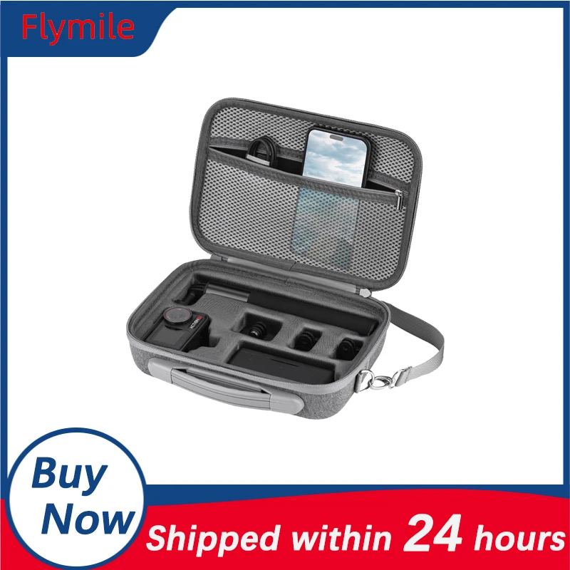 

Flymile Portable Protective Handbag For DJI Action 5 Pro Storage Bag Satchel Outdoor Action Camera Carrying Storage Accessories