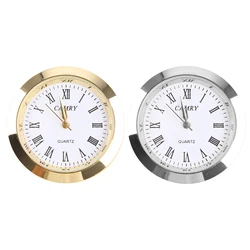Clock Movement Round Clock Head Insert Clock Craft for Women Men Wearing Watch Replacement Part Supplies Dropship