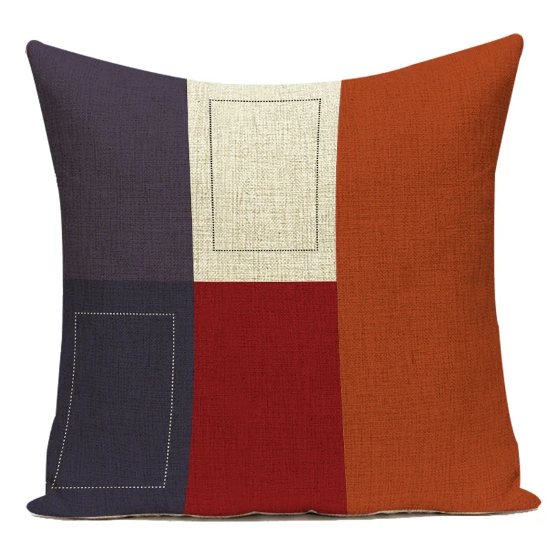 Декоративные наволочки с геометрическим рисунком флага Cojines Decorativos Para, чехол для диванной подушки для гостиной Almofadas