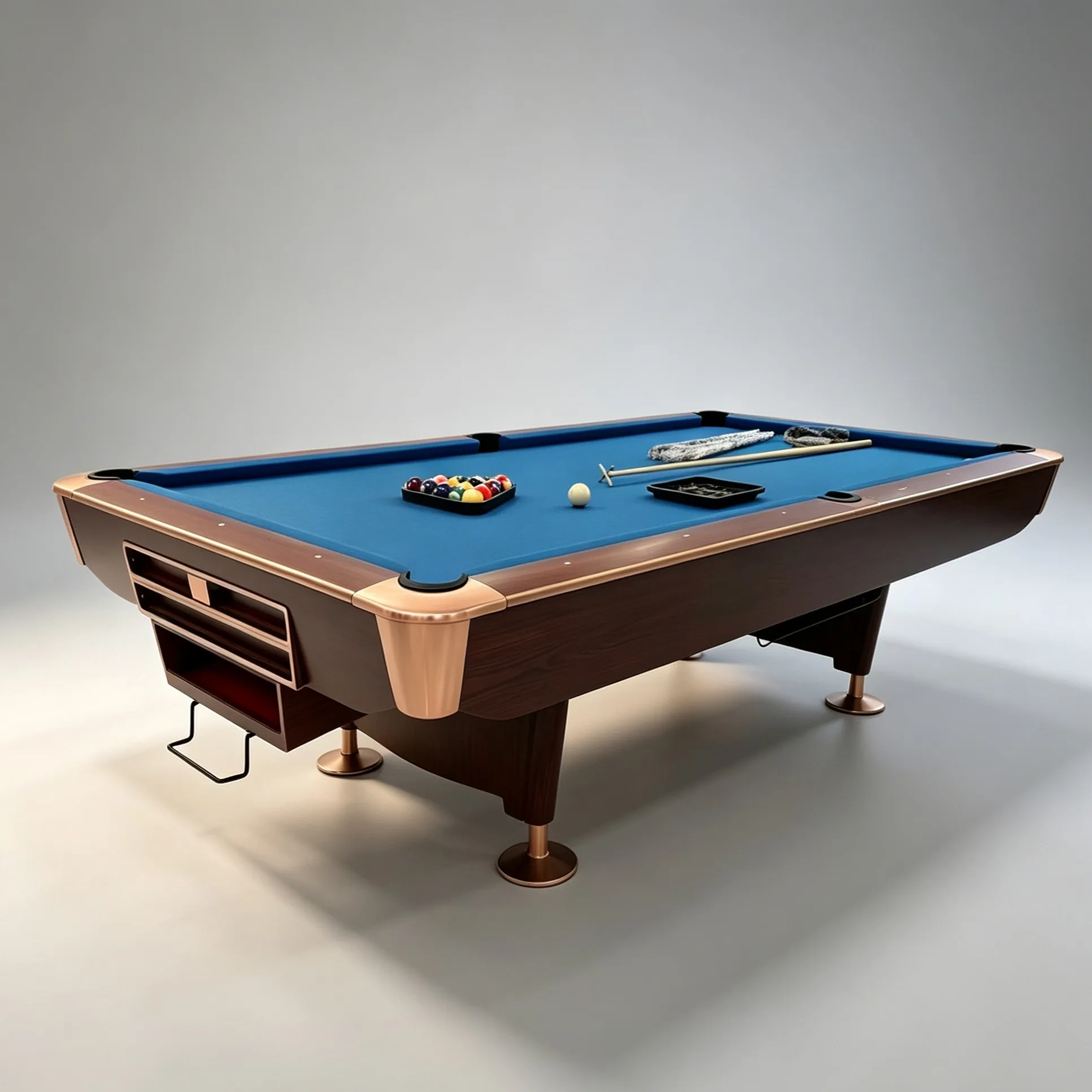 2026 Hot Selling 9FT 4th Generation Slate Pool Table Solid Wood Tournament Billiard Table Complete Accessories for Club Commerci