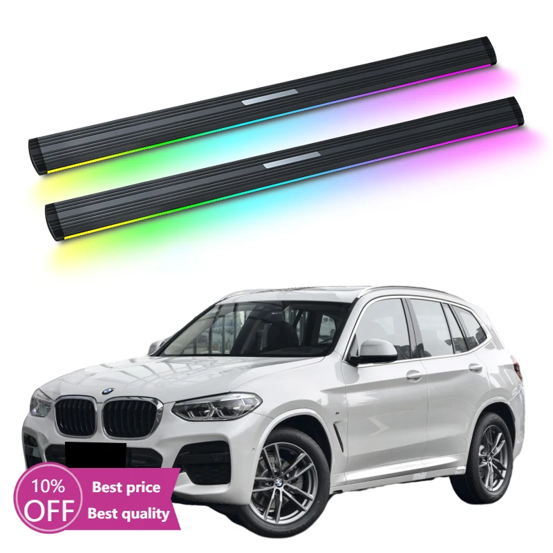 

Cc CarAutomatic Electric Power Side Step Running Board Neon Led Light for BMW X3 2022+