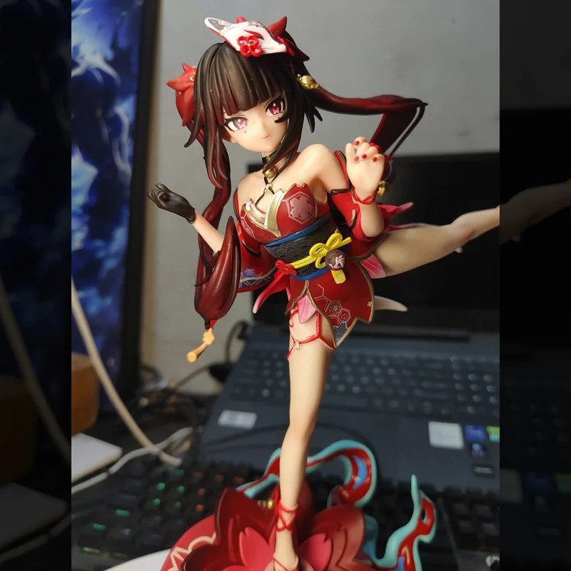 

33CM Anime Honkai Star Rai Sparkle Figure Izayoiye PalaceStanding Anime Model Toy Gift Collection Decorative Ornament PVC